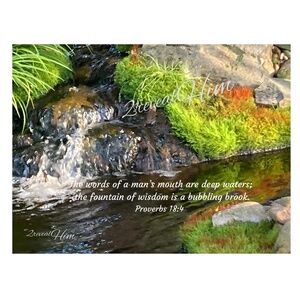 Original custom inspirational artwork, stretched canvas frames